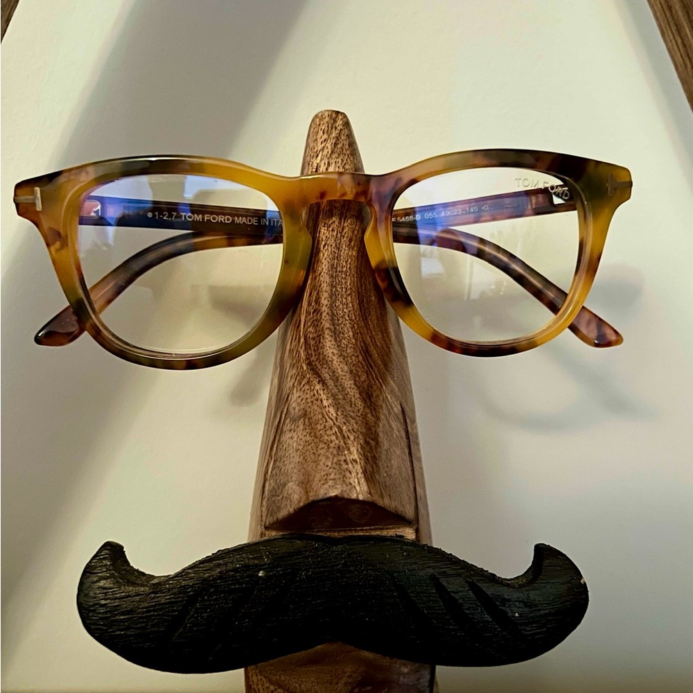 Tom Ford Blue Block EyeglassesVintage Yellow Havana 49mm FT5488B
Frames& case.